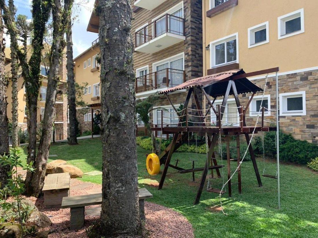 103/3 Apto Com Piscina Aquecida Gramado Buitenkant foto