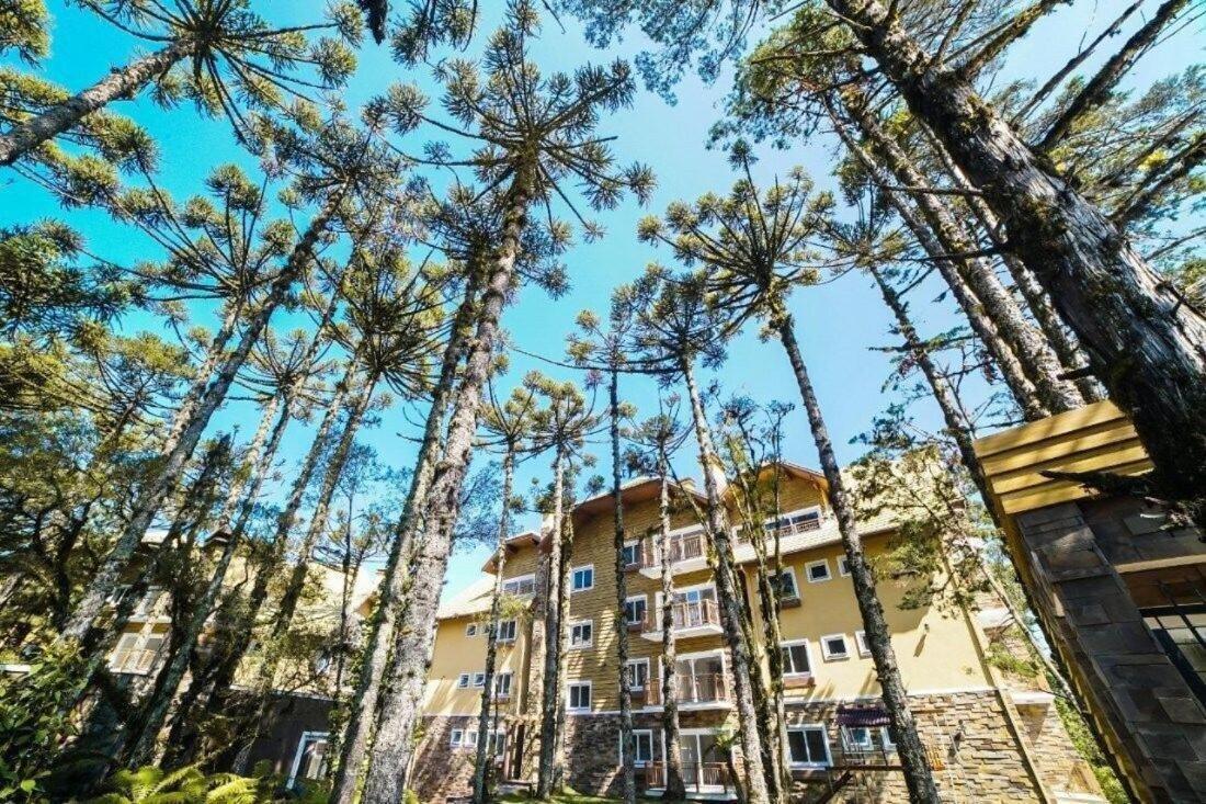 103/3 Apto Com Piscina Aquecida Gramado Buitenkant foto